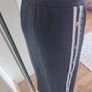 BNWT Juicy couture black label Regal side snap tricot logo navy midi skirt size XS UK8/10 EU36/38 Postage included Image 8