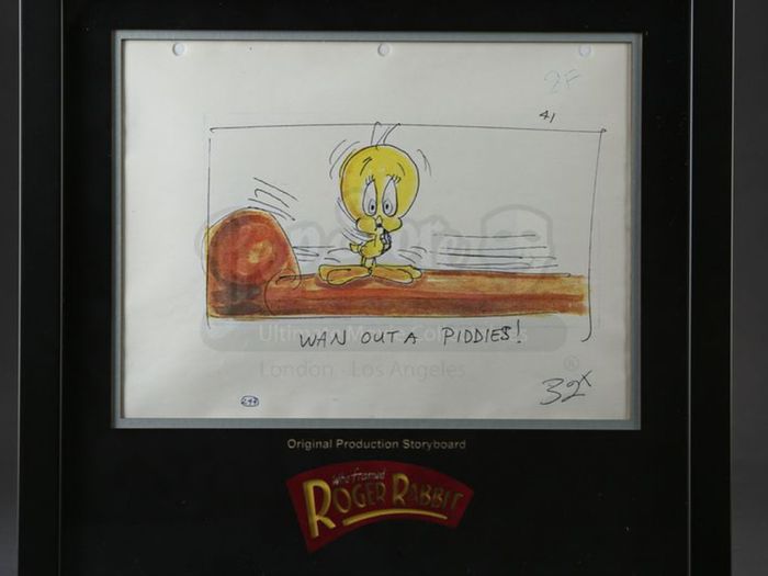 Who Framed Roger Rabbit - Framed Production Storyboard