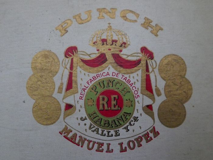 Punch Empty Cigar Wooden Box