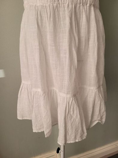 new white sheer sundress