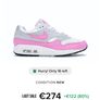 Premium Hot Pink Nike Air Max 1 UK5.5 RRP210 Image 5