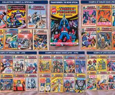 Vintage Marvel UK Transformers Comics 1980s  115 plus Issues  Annuals and Specials  Job Lot