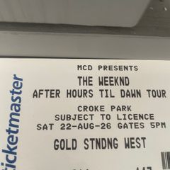 The weeknd golden circle ticket
