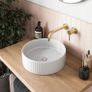 Bathroom Bowl Fluted Image 3