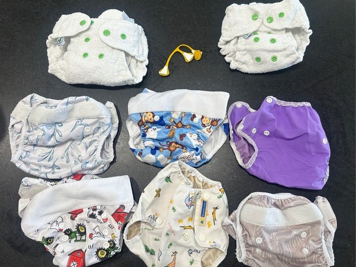 Newborn cloth nappy bundle