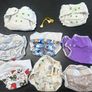 Newborn cloth nappy bundle Image 7