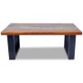 Coffee Table Teak Resin 100x50 cm Image 8