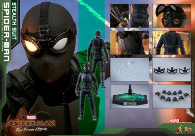 Hot Toys Spider-Man Far From Home Stealth Suit Sixth Scale Figure MMS541