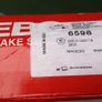 car parts EBC brake pads full set front and rear. Image 2