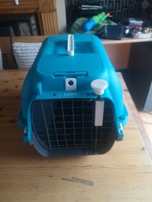 Cat or small dog carry box plus cat toy
