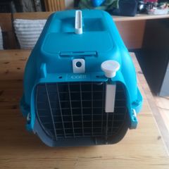 Cat or small dog carry box plus cat toy