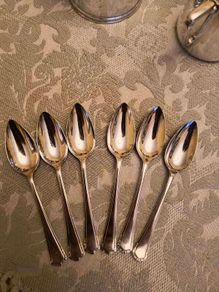 Silver Plated Soft Fruit Spoons.