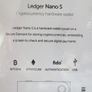 NEW >> Ledger Nano S - Cryptocurrency hardware wallet Image 2