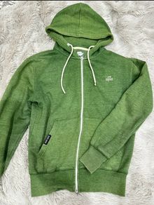 Green Hoodie Zip Up
