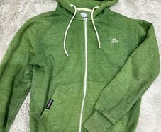 Green Hoodie Zip Up