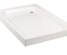 Brand New JT Ultracast 900 x 700mm Anti-Slip Shower Trays + McAlpine Waste