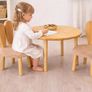 kids wooden table and chair set Image 2