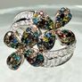 Diamond Designer-Inspired Multi-Color Diamond Floral Ring Image 5