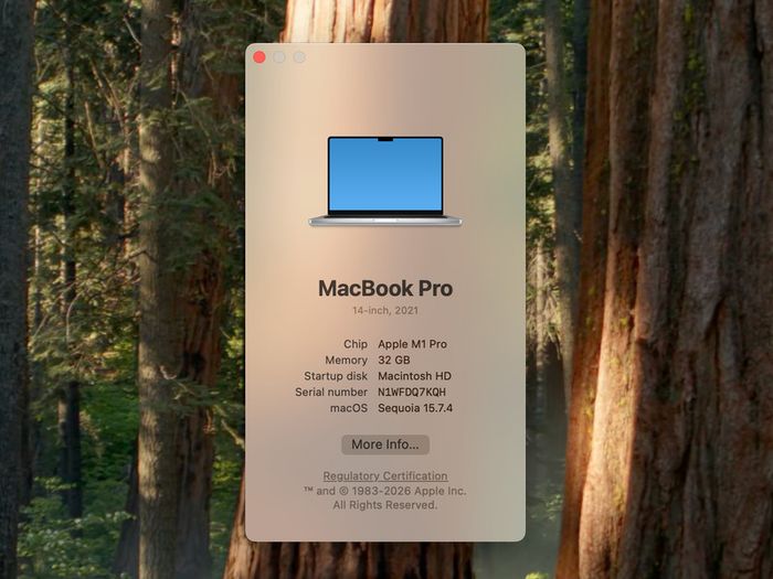 High Spec - Apple MacBook Pro 14" (2021) - M1 Pro, 32GB RAM, 2TB SSD - Excellent Condition