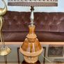 Very Tall Italian Bitossi Style Mid Century Large Ceramic Table Lamp with Shade 1960s Image 9