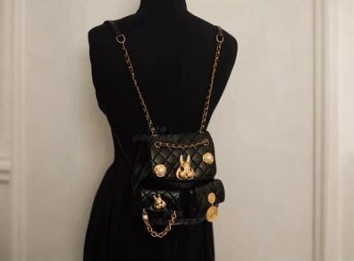 Brand new Designer Glossy Leather Bag