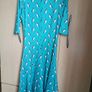NEW - Lindy bop turquoise puffin dress UK 10-12 Image 2