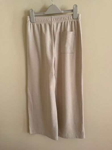 Zara girls pants Beige wide leg Age 9-10 years