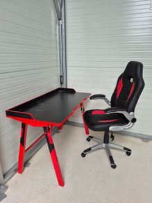 Gaming desk and chair