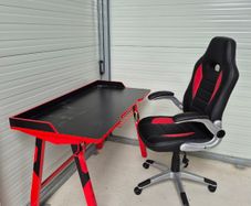 Gaming desk and chair