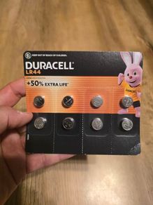 Duracell Lr44 Battery 1.5v (8 Pack)