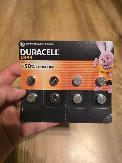 Duracell Lr44 Battery 1.5v (8 Pack)