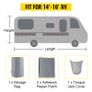 14-16FT Travel Trailer RV Cover Image 2