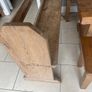 solid wood bench Image 2