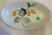 Radford hand painted oval tray