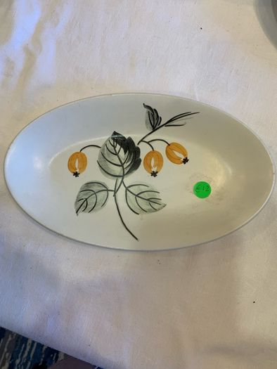 Radford hand painted oval tray