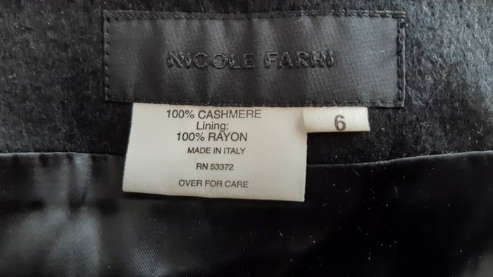 Nicole Farhi 100 % CASHMERE maxi skirt