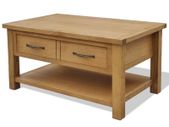Coffee Table 88x53x45 cm Solid Oak Wood