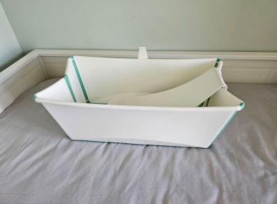 Stokke Flexi  Baby Bath with Newborn Support White