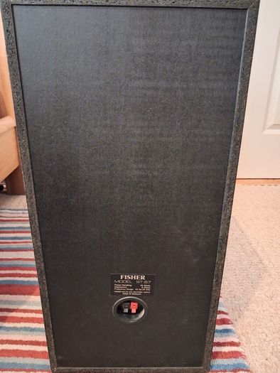 vintage fisher st67 large speakers