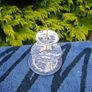 Blue hand drill cake stand  postage possible Image 3