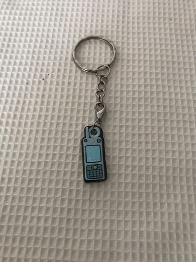 Mobile phone key ring