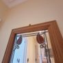 Mirror Oak with lead and stain glass Image 3