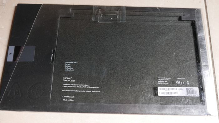 Microsoft Surface Touch Cover with Backlighting Black