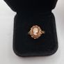 Vintage 9ct yellow gold  cameo ring Image 3