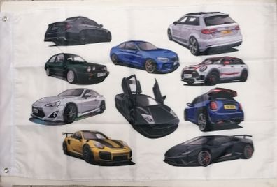 Car flag 3ft x 2ft.