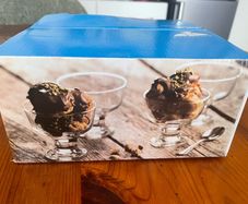 Four dessert dishes
