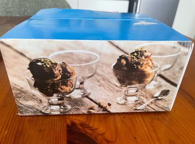 Four dessert dishes