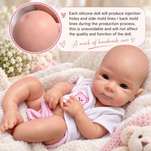 Full Body Silicone Reborn Baby Girl Doll
