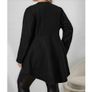 BNWT Stylish Black Coat size 18 Image 3