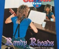 Magazine and DVD Randy Rhoads Young Guitar Magazine and DVD